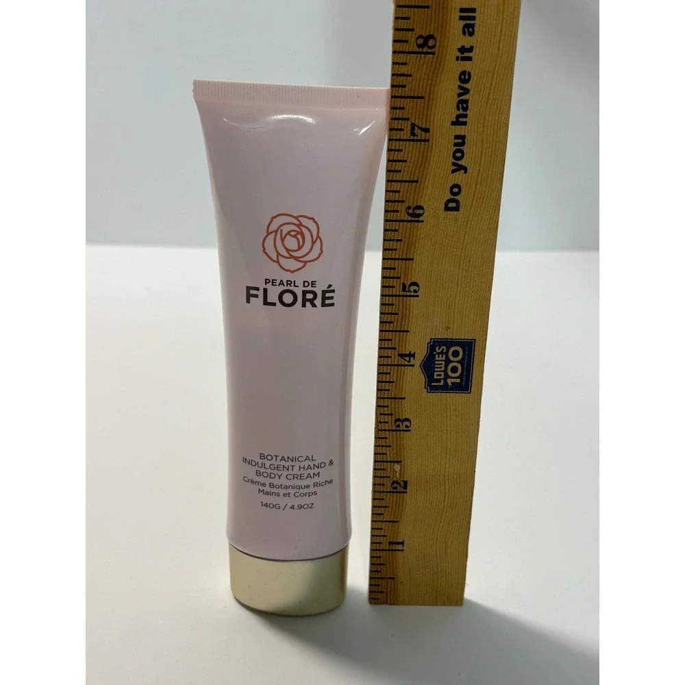 Pearl De Flore Botanical Indulgent Hand & Body Cream 4.9oz Rose Shea Butter OPEN